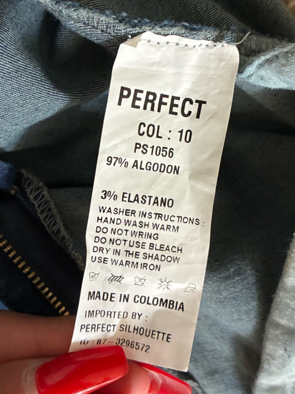Dark Blue Women's Skinny Jeans - Picture 7 of 8